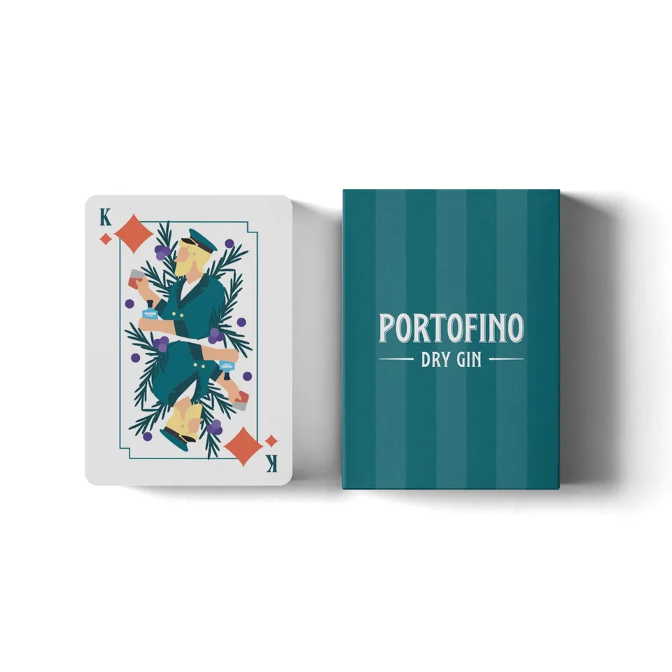 Portofino Set 2 Mazzi Carte da Gioco per Burraco