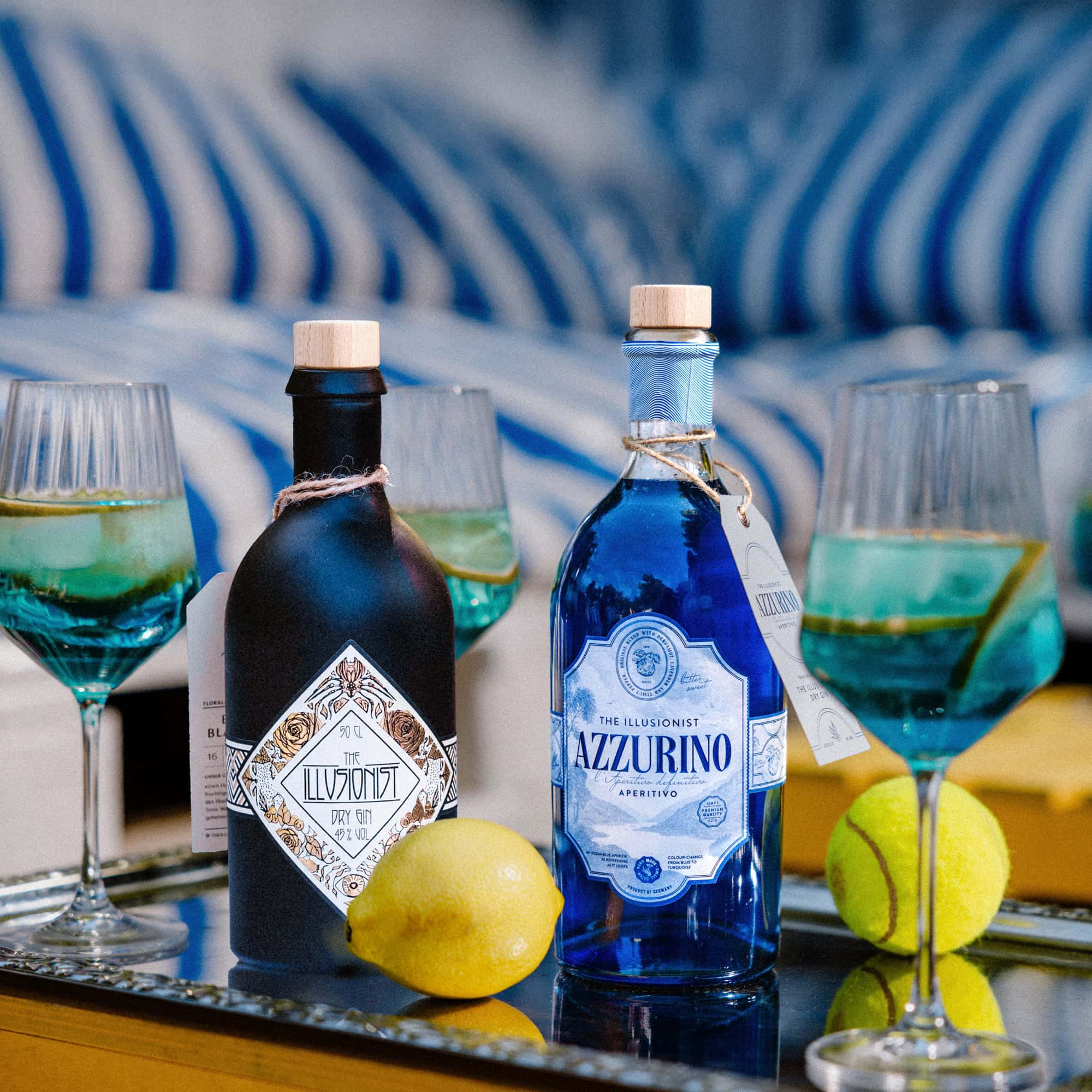 The Illusionist Technicolour Bundle Gin 500 ml + Azzurrino 700 ml