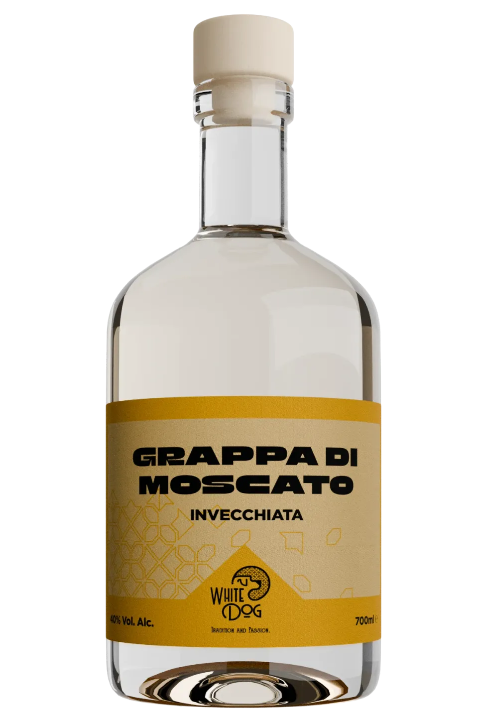 White Dog Distillati Grappa Invecchiata Moscato 70 cl