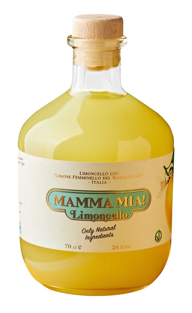 Mamma Mia Limoncello liquore limone Puglia poco dolce