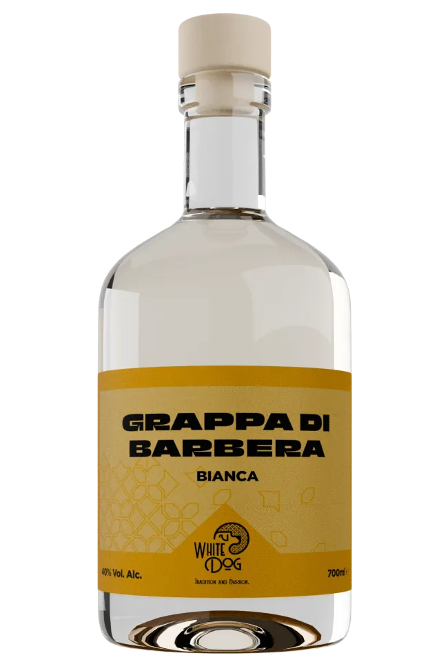 White Dog Distillati Grappa Bianca Barbera grappa 70 cl