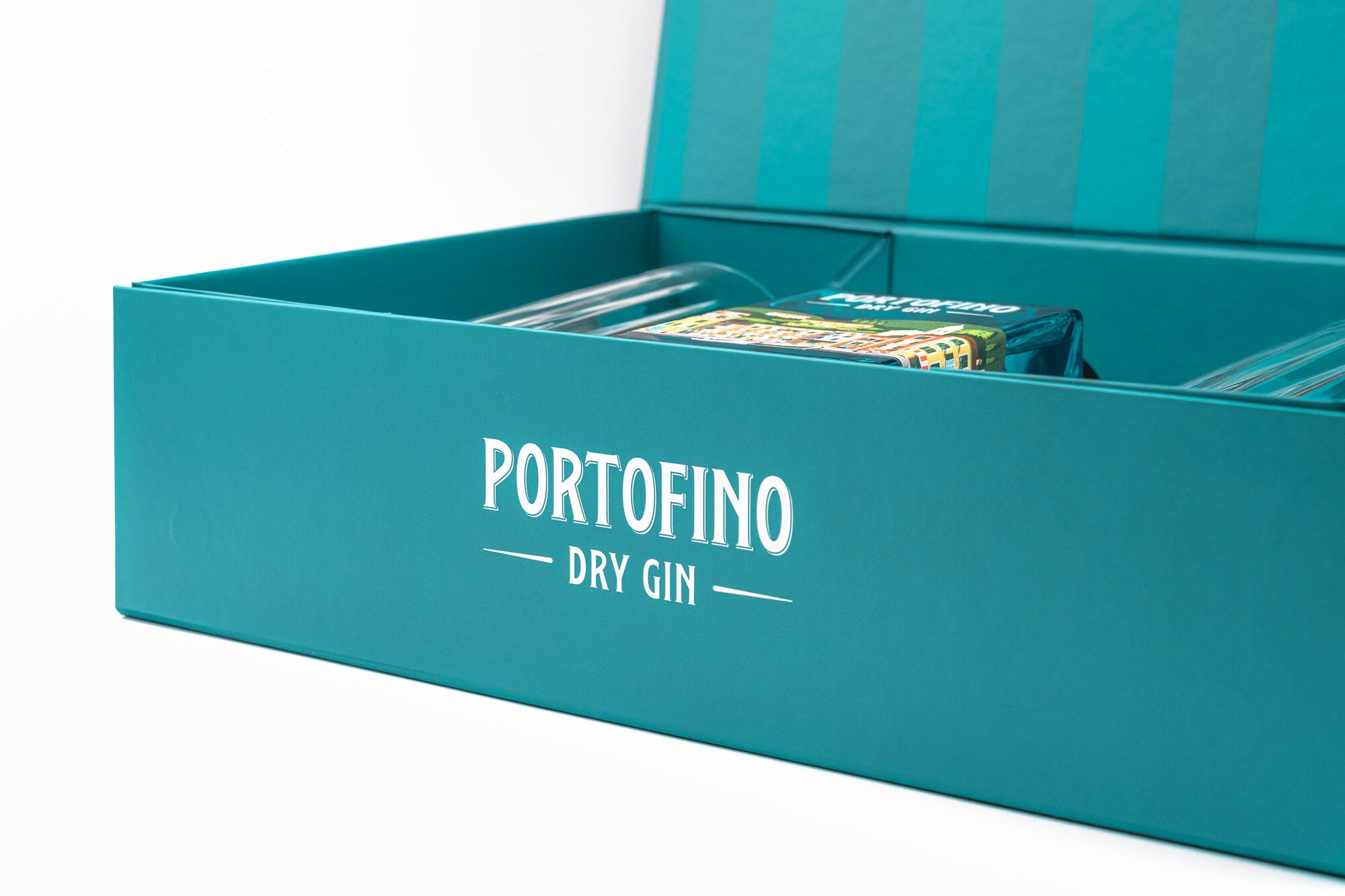 Portofino Dry Gin Confezione Regalo gin 500 ml con bicchieri