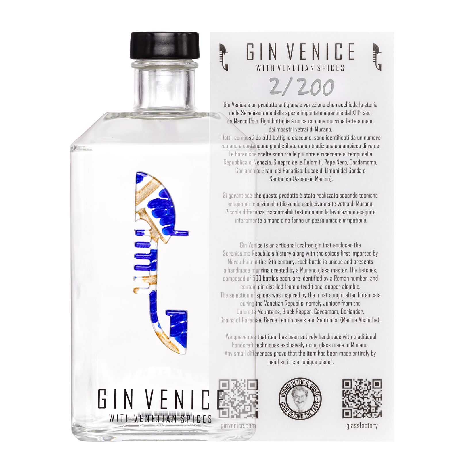 Gin Venice San Marco + Gin Venice cofanetto regalo 2 bottiglie Venezia