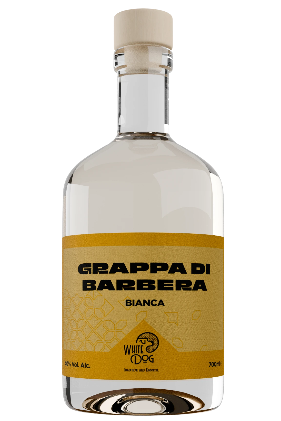 White Dog Distillati Grappa Bianca Barbera grappa 70 cl