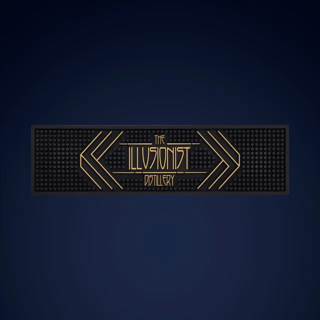 The Illusionist Bar Runner Tappetino Bar 55x15cm Nero