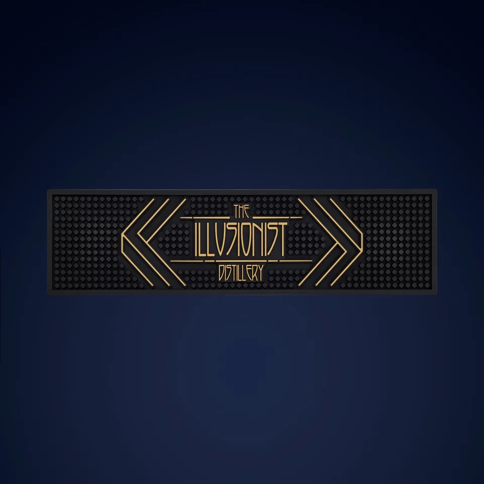 The Illusionist Bar Runner Tappetino Bar 55x15cm Nero