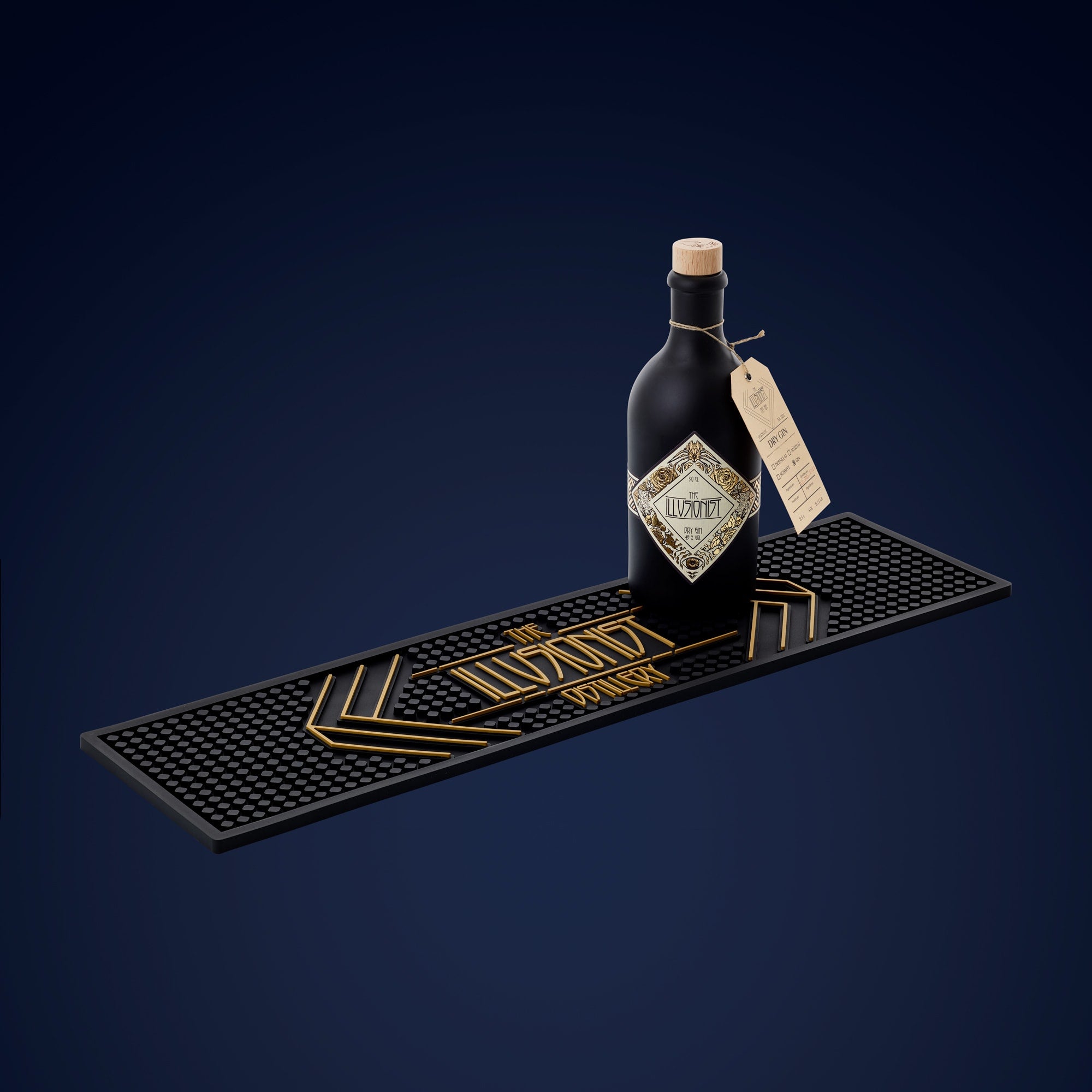 The Illusionist Home-Bar Bundle Dry Gin 500ml 45% + Tappetino